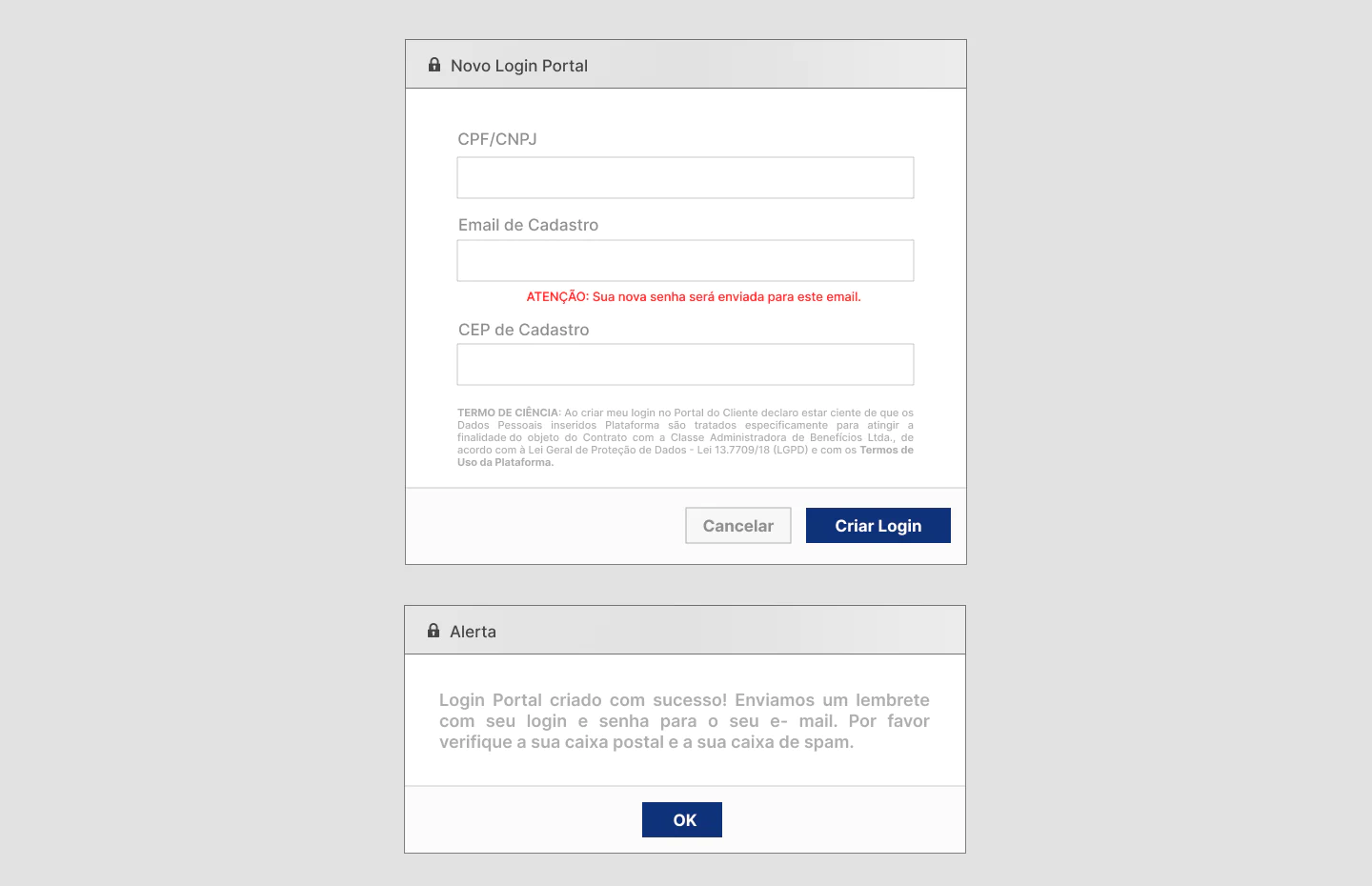 Passo 2 - Dados Pessoais